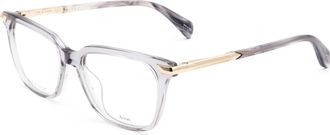 Rag & Bone Rag & Bone Womens 51mm Transparent Grey Opticals