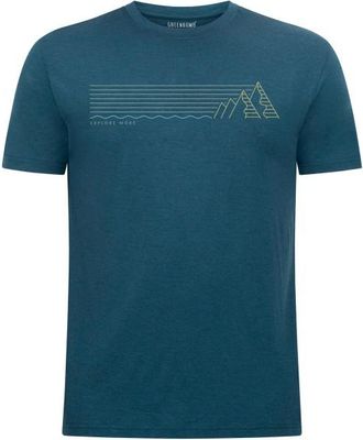 Greenbomb Explore Loom Merinoshirt f&uuml;r Herren | blau