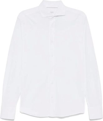 Brunello Cucinelli T-shirt con bottoni - Bianco