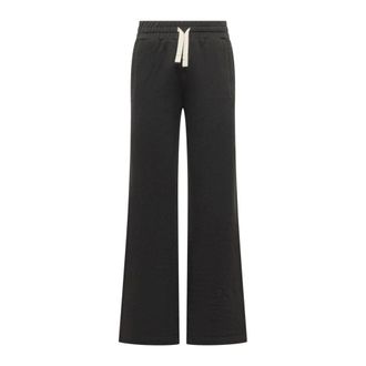 Palm Angels Sweatpants, female, Black, Size: XS Curved Logo Sweatpants