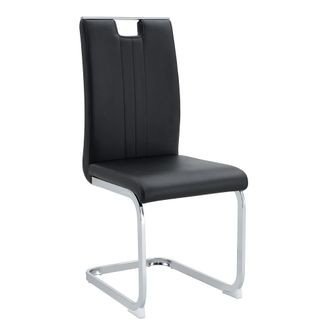 STILVORA Stilvora Sedia Da Ufficio Ergonomica Con Poggiapiedi E Supporto Lombare Ad Aria, Pelle, Nero