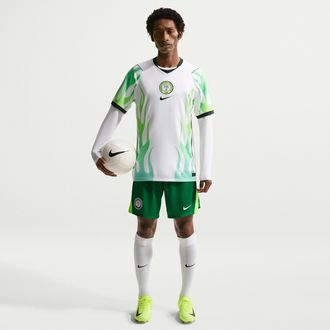 Nike Nigeria 2026 Stadium Home Nike Mens Dri-FIT Soccer Replica Shorts in Green | IH0790-302