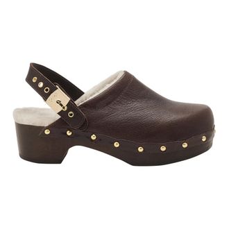Scholl Schoenen - Dames - Klompen - Bruin - 36 EU - Schoenen