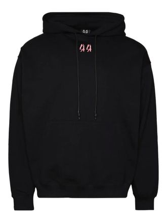 44 Label Group long-sleeve hoodie - Black