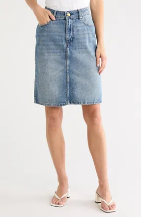 DL1961 Lexie Denim Skirt in Endless Sea at Nordstrom Rack, Size 24