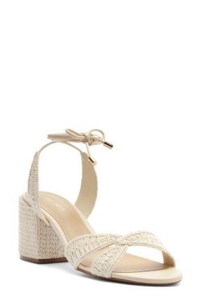 Arezzo Andy Ankle Strap Sandal in Panacota at Nordstrom, Size 6.5