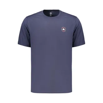 Converse Blauwe Katoenen Heren T-shirt