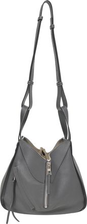 Loewe Pre-owned Womens Small Hammock Bag in Grey Leather - One Size