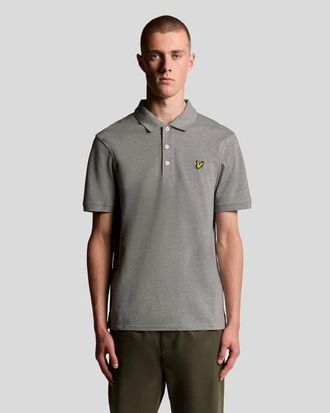 Lyle & Scott Plain Polo Shirt in Mid Grey Marl at Nordstrom, Size Xx-Large
