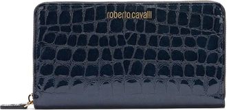 Roberto Cavalli leather wallet - Blue