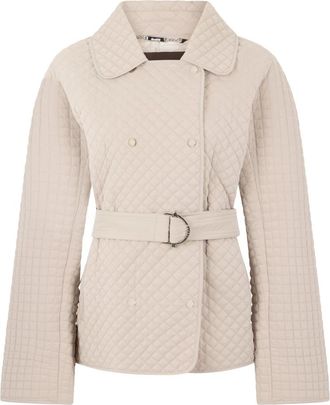 Moorer Suray Jacket - Dames - Zomerjassen - Beige - M - Polyester - Jassen