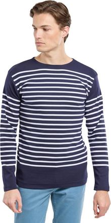Armor Lux Armor Lux Mens Marini&egrave;re Amiral Homme T-Shirt, Navy/White, M