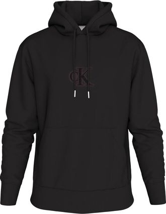 Calvin Klein Heren, Sweatshirts & Hoodies, Zwart, Maat: S