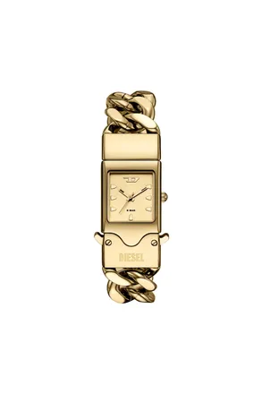 Diesel Closer Gold-Tone Stainless Steel Watch - Timeframes - Man - Gold
