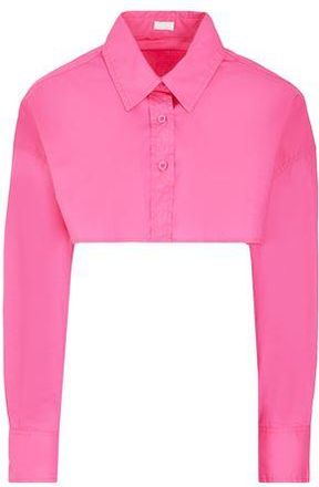 8 by YOOX ORGANIC COTTON CROP SHIRT