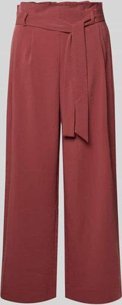 Only Regular Fit Bundfaltenhose aus Viskose-Mix Modell MARSA in Mauve, Gr&ouml;&szlig;e XL