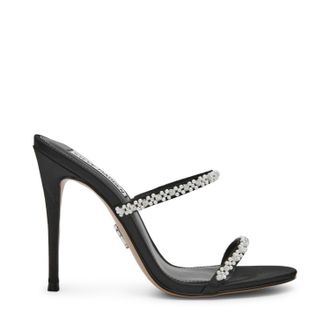Steve Madden Bethani Sandal BLK SATIN