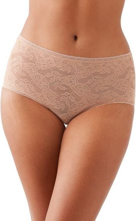 Wacoal High Profile Lace Briefs in Roebuck at Nordstrom, Size X-Large