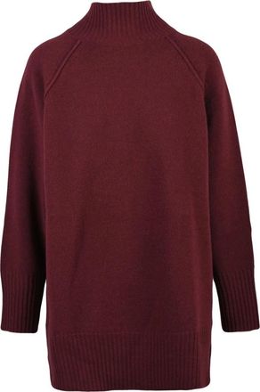 Marella Eccelso Maglia Lunga - Dames - Coltruien - Rood - L - Wol - Truien & Vesten
