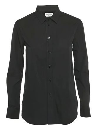 Saint Laurent Camicia in cotone a maniche lunghe - Nero