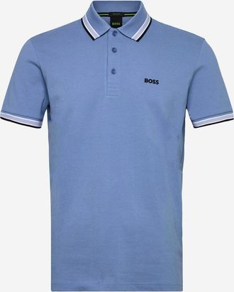 HUGO BOSS Cotton Piqu&eacute; Polo Shirt With Logo