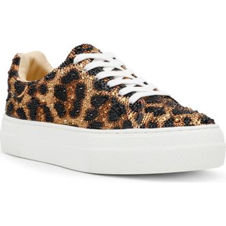 Betsey Johnson Sidny Platform Sneaker in Leopard at Nordstrom, Size 7.5