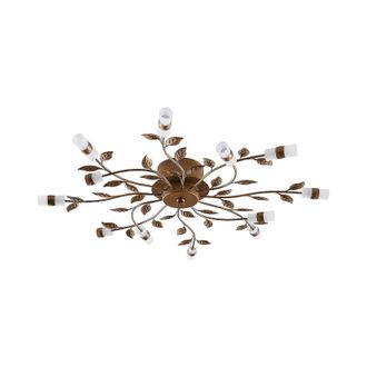 Lindby L&aacute;mpara De Techo Led bentas En Bronce Metal - Lindby