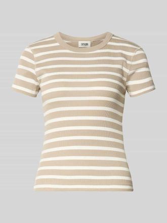 Drykorn Drykorn T-Shirt mit Rundhalsausschnitt Modell KOALE in Sand, Gr&ouml;&szlig;e XL