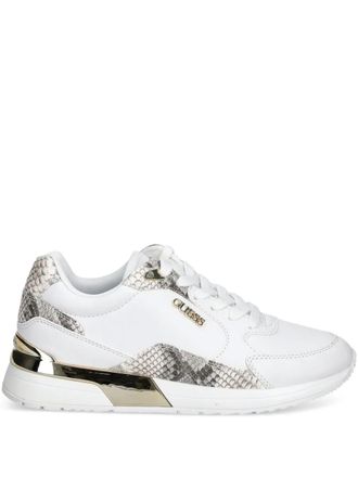 Guess Co logo-detail sneakers - women - Artificial Leather/Fabric/Rubber - 39 - White