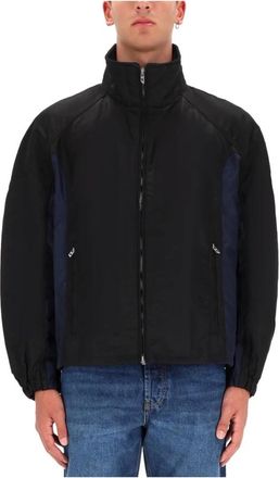 Diesel Colorblock Zip-Up Jacket - Heren - Zomerjassen - Zwart - 2XL - Jassen
