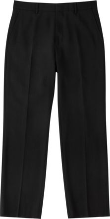 Ami Ami Paris Straight-leg Wool Trousers - Black - 38 (W28/ XS)
