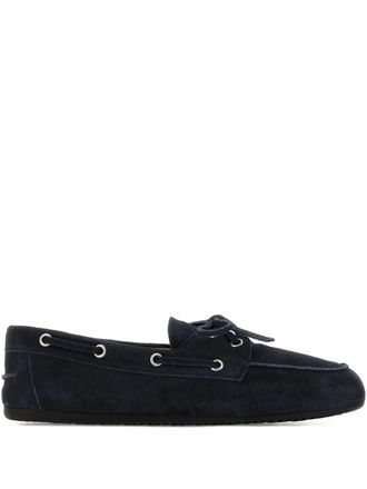 Miu Miu suede loafers - Blue