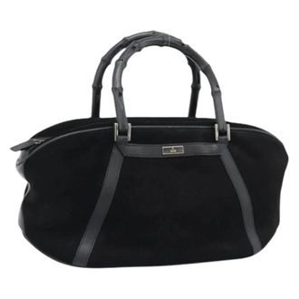 Gucci Pre-owned Vintage Hand Bag - Dames - Vintage Handtas - Zwart - ONE Size - Vintage