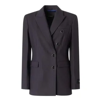 Pinko Pinko, Dames, Jassen, Blauw, Maat: M