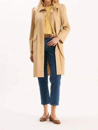 Tyler B&ouml;e Tasha Water Repellent Trench Coat In Beige