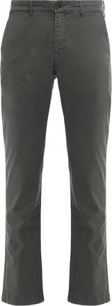 Moorer Pantalon van katoenmix - Heren - Chinos - Groen - W33 - Katoen - Broeken