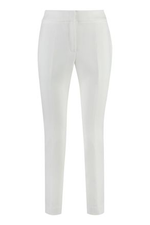 PESERICO Stretch Gabardine Cigarette Trousers