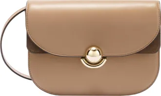 Furla Sfera S Rectangular Minimalist Black Leather Bag
