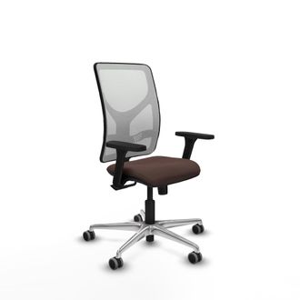 Piqueras y Crespo Silla De Oficina Piqueras Y Crespo Motilla Negro Soporte Lumbar Ajustable