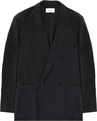 Christophe Lemaire Blazers, male, Black, Size: S Soft DB Jacket