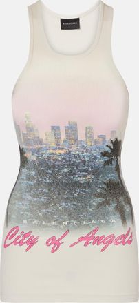 Balenciaga Tank top City of Angels in cotone