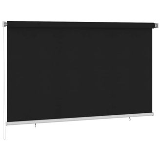 vidaXL Persiana Enrollable De Exterior 245(ancho)x140(alto)cm Negro Vidaxl