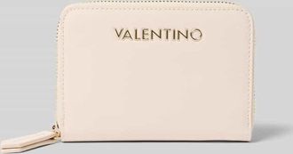 Valentino Handbags Portemonnaie mit Label-Detail Modell ZERO in Ecru, Gr&ouml;&szlig;e 1