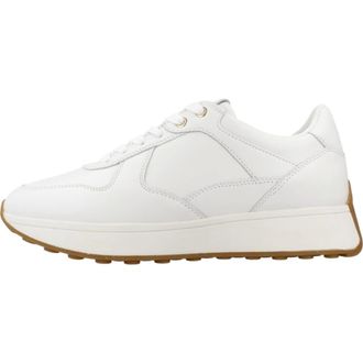 Geox Schoenen, Dames, Wit, 40 EU, Mode Sneakers Amabel Stijl