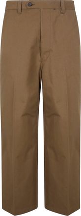 Comme Des Gar&ccedil;ons Cotton Wide Straight Leg Trousers