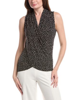 Vince Camuto Front Cross Over Wrap Tank Top