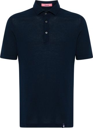 Drumohr jersey cotton polo shirt - men - Cotton - XXXL - Blue