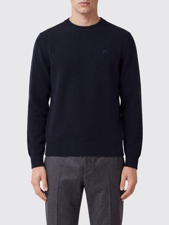 Burberry Maglia girocollo in cashmere con logo EKD ricamato