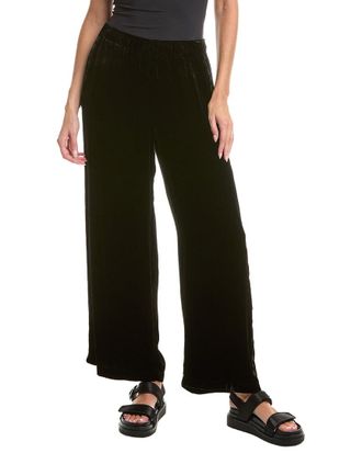 Johnny Was Petite Velvet Silk-Blend Pant