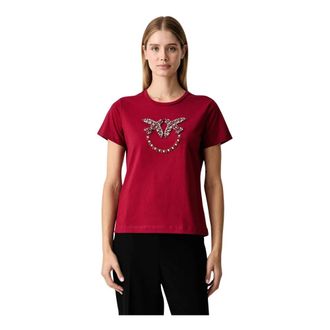 Pinko T-Shirt Quentin - - Tops - Donna - Rosso - M